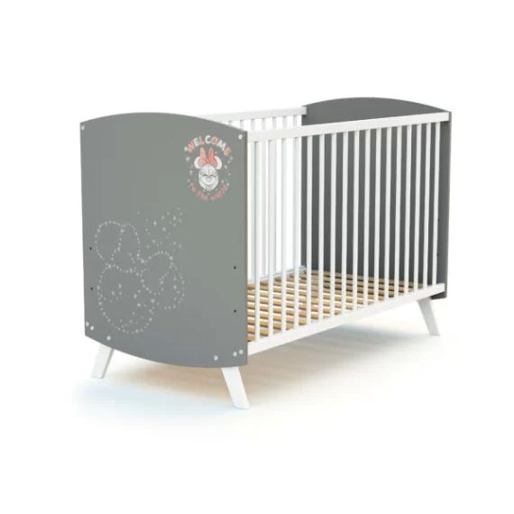 Lit Bébé 60x120cm Letters Minnie Disney