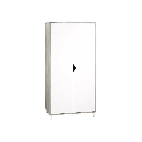 Armoire 2 portes Scandi gris