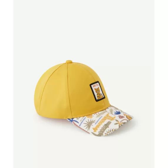 Casquette bébé garçon jaune en coton thème désert –  – Soldes
