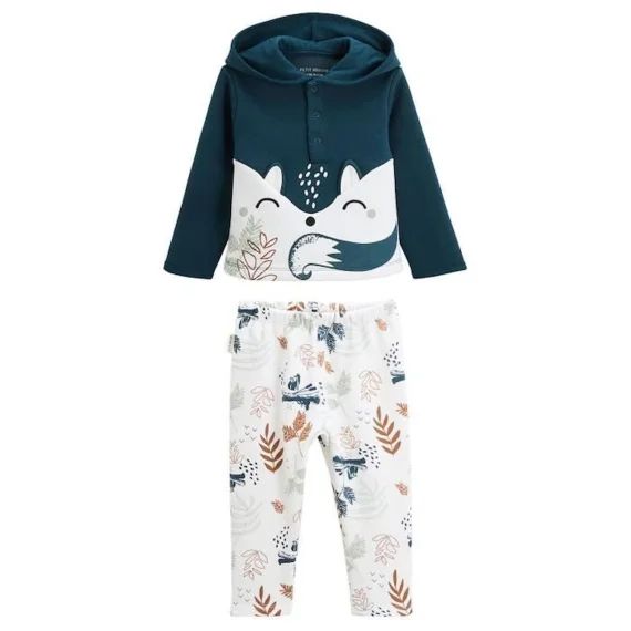 Ensemble En Molleton Sweat Et Pantalon Bébé Garçon Bivouac Bleu