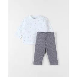 Set T-shirt + Legging Jersey Blanc