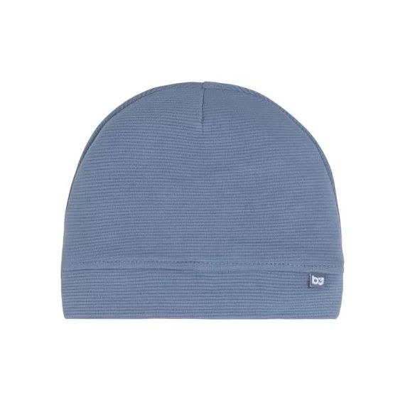 Bonnet en coton Pure vintage blue (0-3 mois)