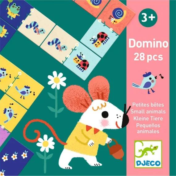 Domino Petites Bêtes Multicolore