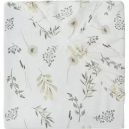 Drap housse en coton Wild Flowers (60 x 120 cm)