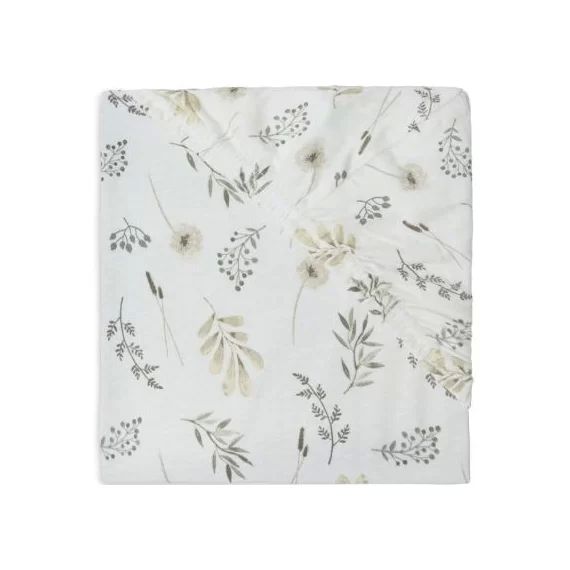 Drap housse en coton Wild Flowers (60 x 120 cm)