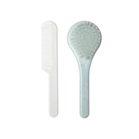 Set de coiffure brosse et peigne Speckles mint vert d&rsquo;eau