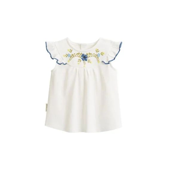 T-shirt Bébé Flora Blanc