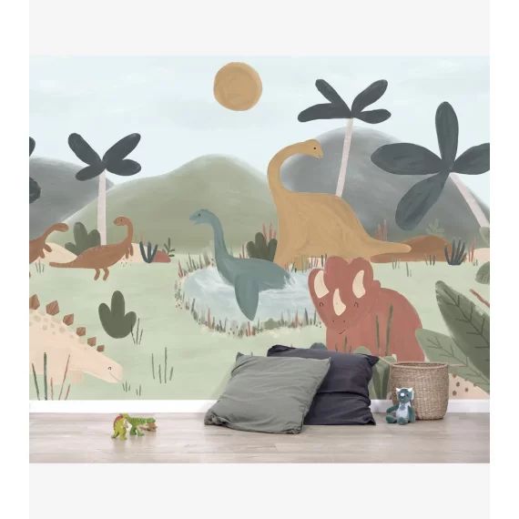 Papier peint Décor Dinos (400 X 248 CM)