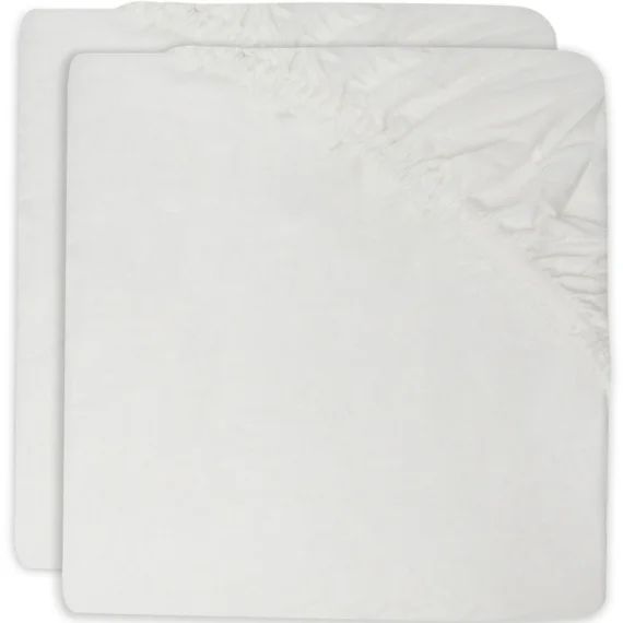 Lot de 2 draps housses de berceau Ivory (40 x 80 cm)