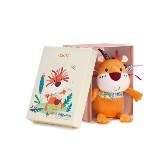 Coffret peluche Jack le lion (23 cm)