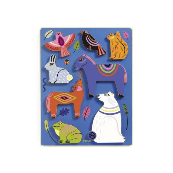 Puzzle à encastrement Nora & Co (8 pièces)