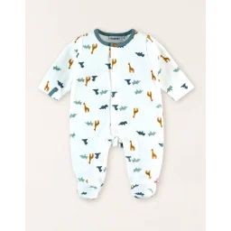 Pyjama Imprimés Dinosaures En Velours Blanc