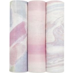 Lot de 3 maxi langes en bambou Silky Soft Florentine (120 x 120 cm)