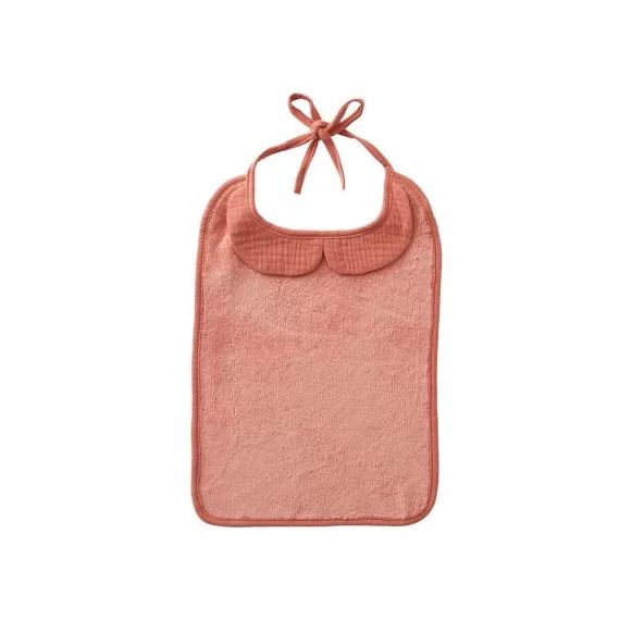 Bavoir à nouer Soft bambou marsala