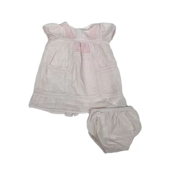 Robe avec bloomer fille 9/12 mois