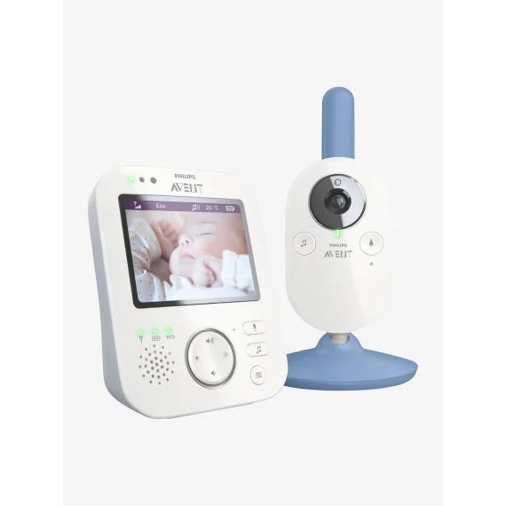 Ecoute-bébé vidéo numérique Philips AVENT FHSS SCD845 gris