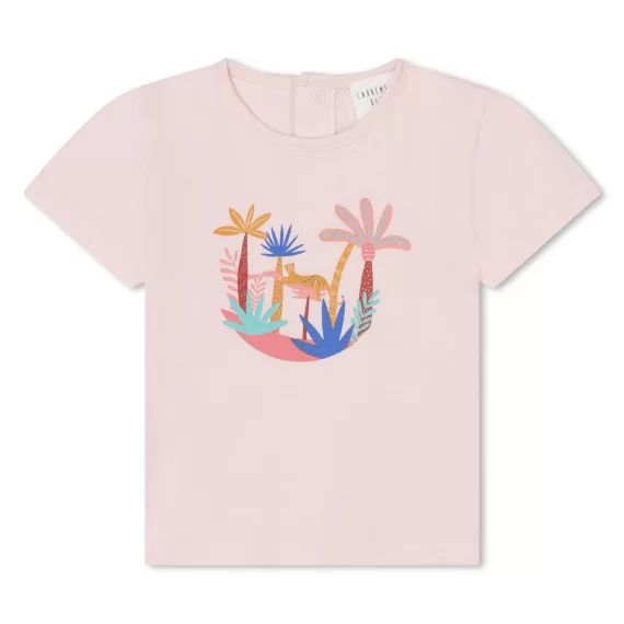 TEE-SHIRT MANCHES COURTES Fille Rose