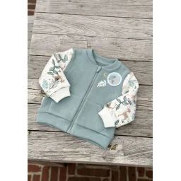 Veste Teddy Bébé En Molleton Alma Bleu