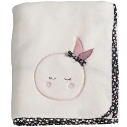 Couverture bébé Miss Fleur de Lune (75 x 100 cm)