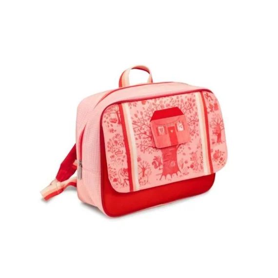 Sac d&rsquo;école Lilliputiens Happy Lena blanc