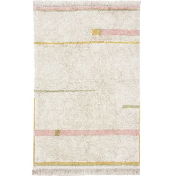 Tapis lavable Lanes vintage nude (90 x 130 cm)
