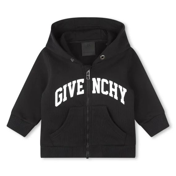 Cardigan à capuche Garçon Noir
