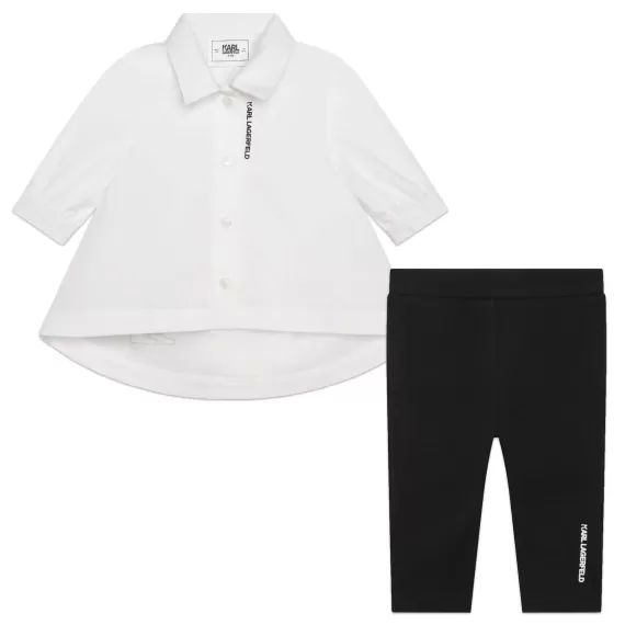 Ensemble robe et legging Fille Noir