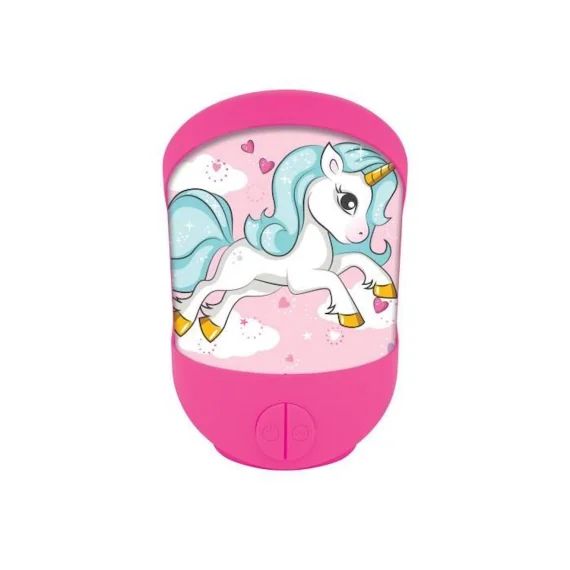 Veilleuse de chevet ou murale Licorne rose