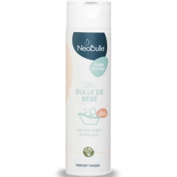 Gel lavant bio corps et cheveux Bulle de Bébé (200 ml)