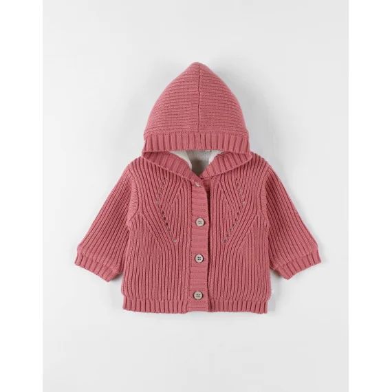 Mantelet En Tricot Rose