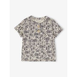 T-shirt bébé safari écru