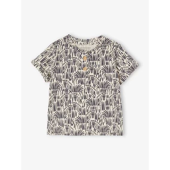 T-shirt bébé safari écru