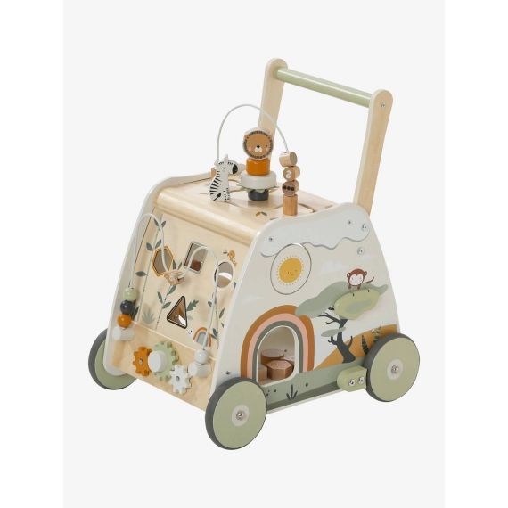 Chariot de marche multi-activités Tanzanie en bois FSC® vert