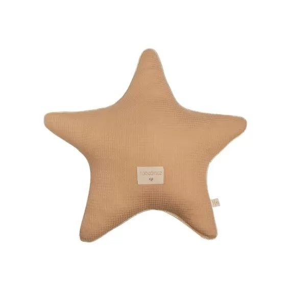 Coussin étoile nid d&rsquo;abeille Aristote nude (40 cm)