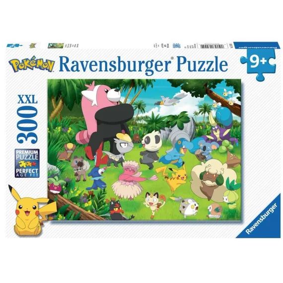Puzzle Pokémon Sauvages 300 Pcs Xxl Blanc