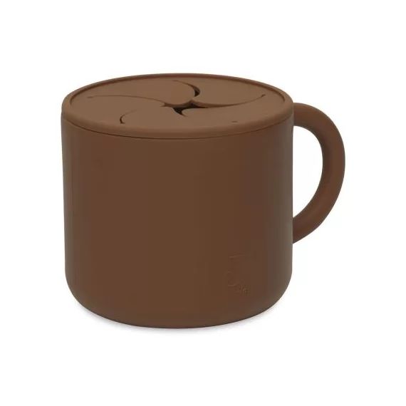 Tasse à goûter en silicone Caramel
