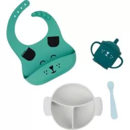 Coffret de repas Learn&rsquo;Isy chien (4 pièces)