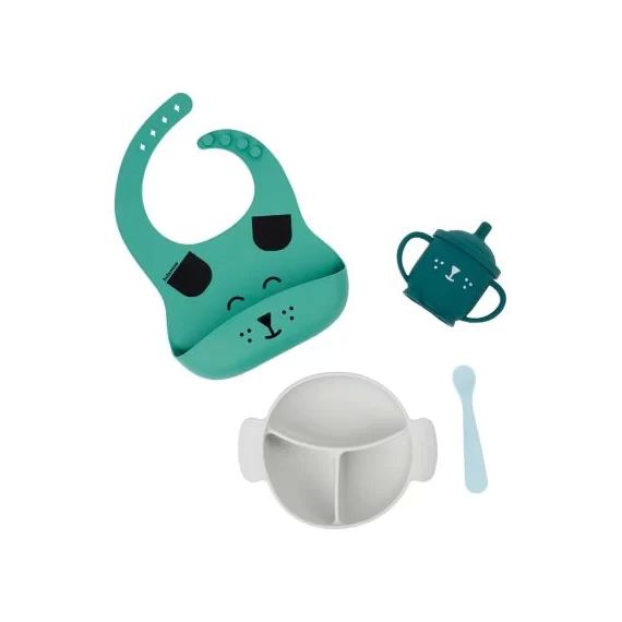 Coffret de repas Learn&rsquo;Isy chien (4 pièces)