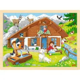 Puzzle Sur L&rsquo;alpage Beige