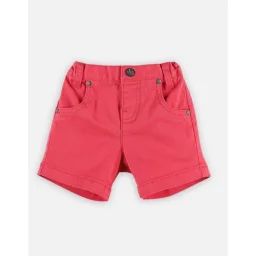 Bermuda en toile de coton canvas rose