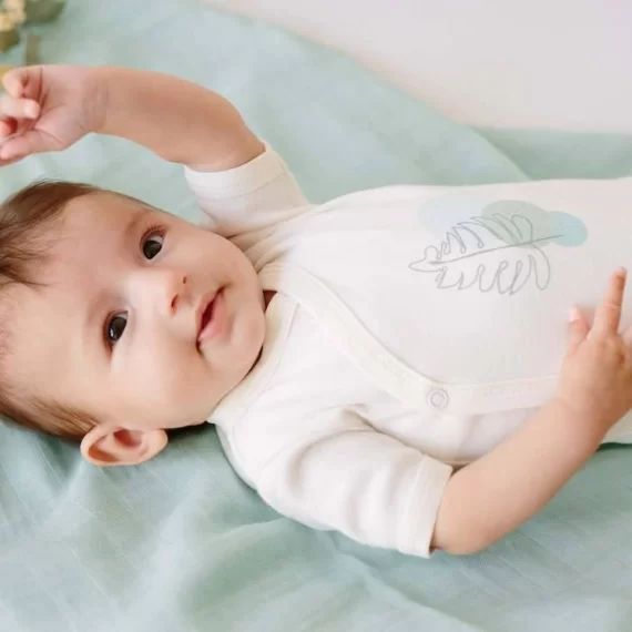 Bodies manches courtes 3 M – TROIS KILOS SEPT vert