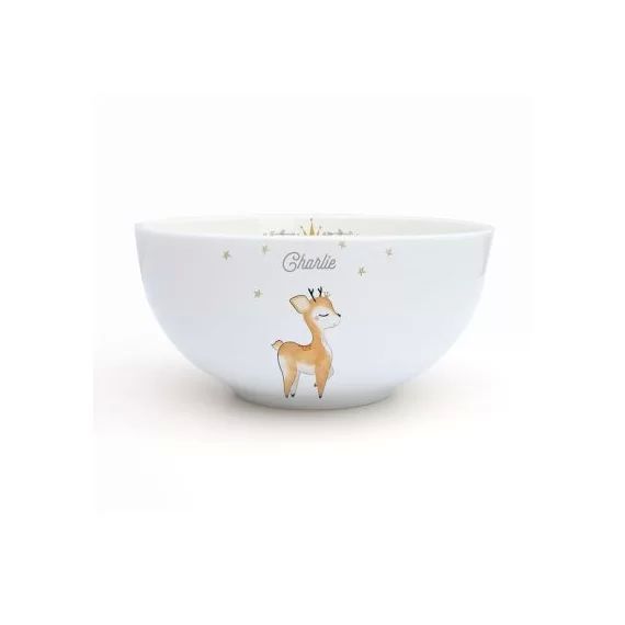 Bol en porcelaine Renne (personnalisable)