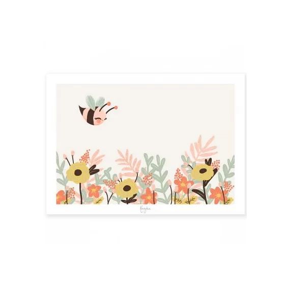 Affiche A3 Les Animignons l&rsquo;abeille