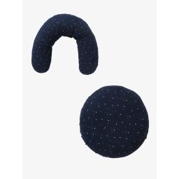 Coussin d&rsquo;allaitement évolutif VERTBAUDET marine étoilé