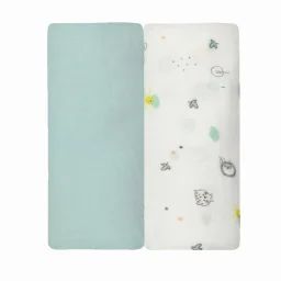 Lot De 2 Langes Vert Sauge