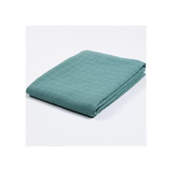 Maxi lange en coton bio Eucalyptus (120 x 120 cm)