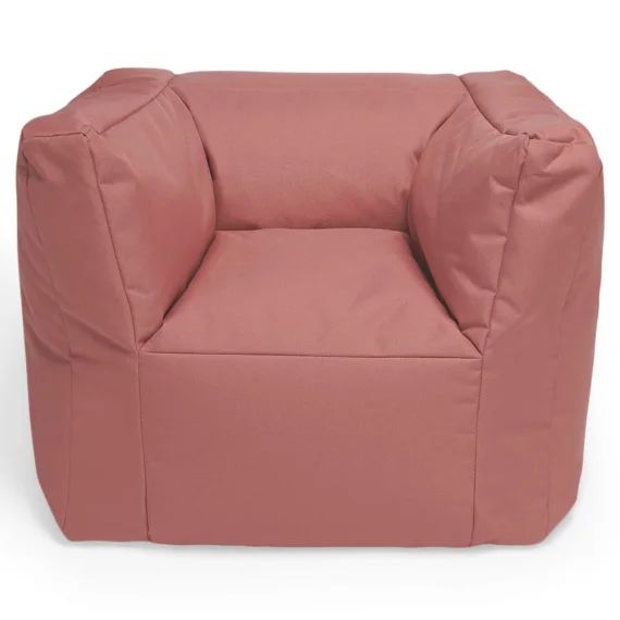 Fauteuil imperméable Bean bag mellow pink rose (45 x 40 x 36 cm)