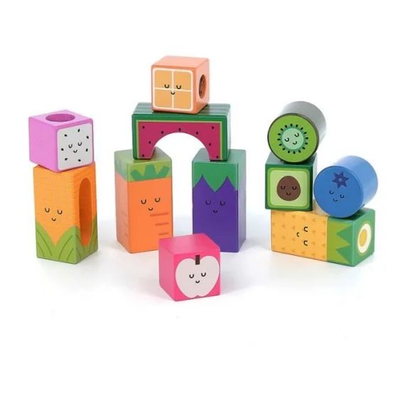 Cubes Sonores Fruits En Bois Pour Tout-petits – Vilac Multicolore