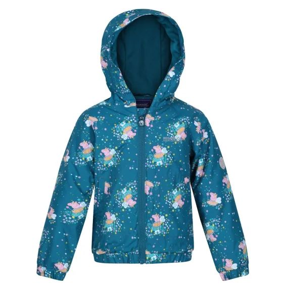 Veste Matelassée Polyester Peppa Pig Muddy Puddle Bleu Sarcelle Foncé