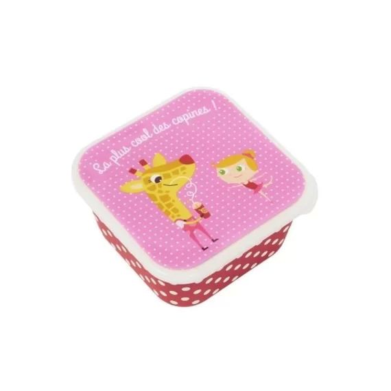 Draeger la carterie – Boîte à goûter LA PLUS COOL DES COPINES – Multicolore rose